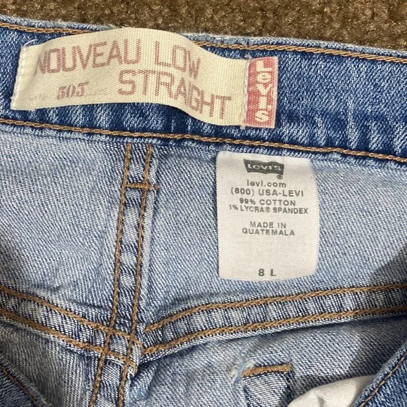 Y2K Levi’s 505 Nouveau Low Straight Jeans - Picture 9 of 15